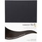 Cardstock 8.5 x 11 Paper Pack - 110 lb Card Stock for Crafts, Cardmaking, Scrapbooks - 50 Heavyweight Double Sided Sheets - Solid Core, 300 GSM, Midnight Black